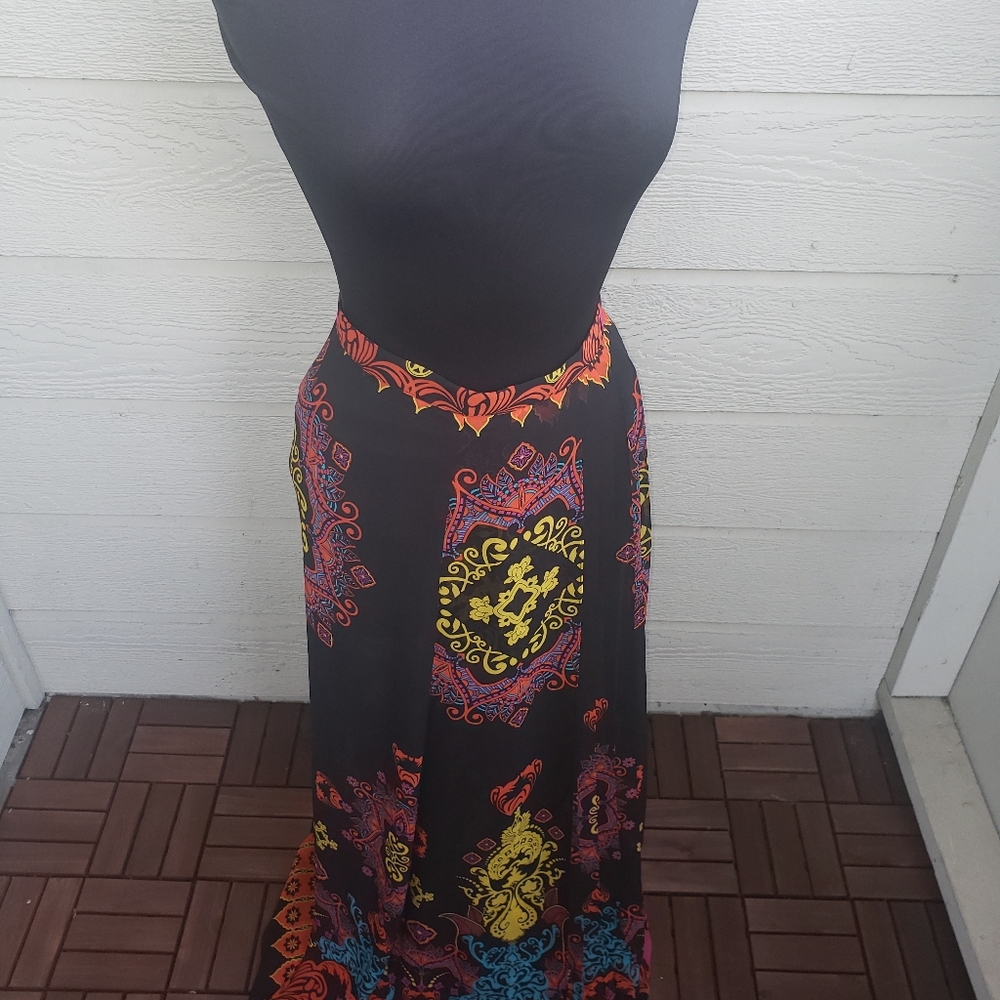 Summer boho maxiskirt